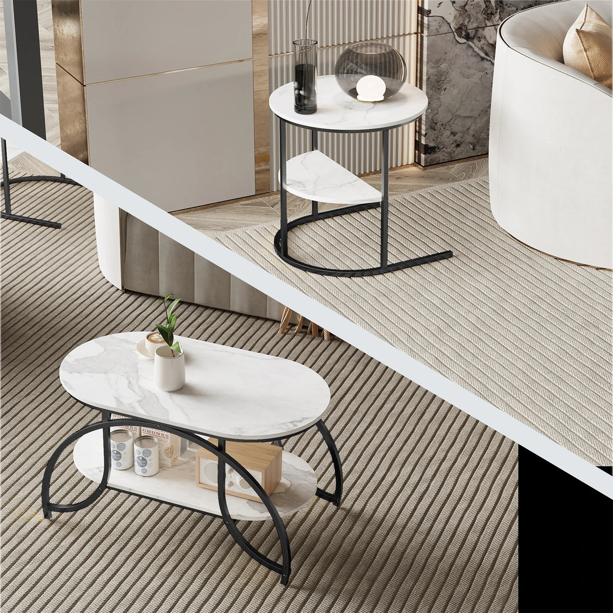 Soffbord Duett, 2-pack
