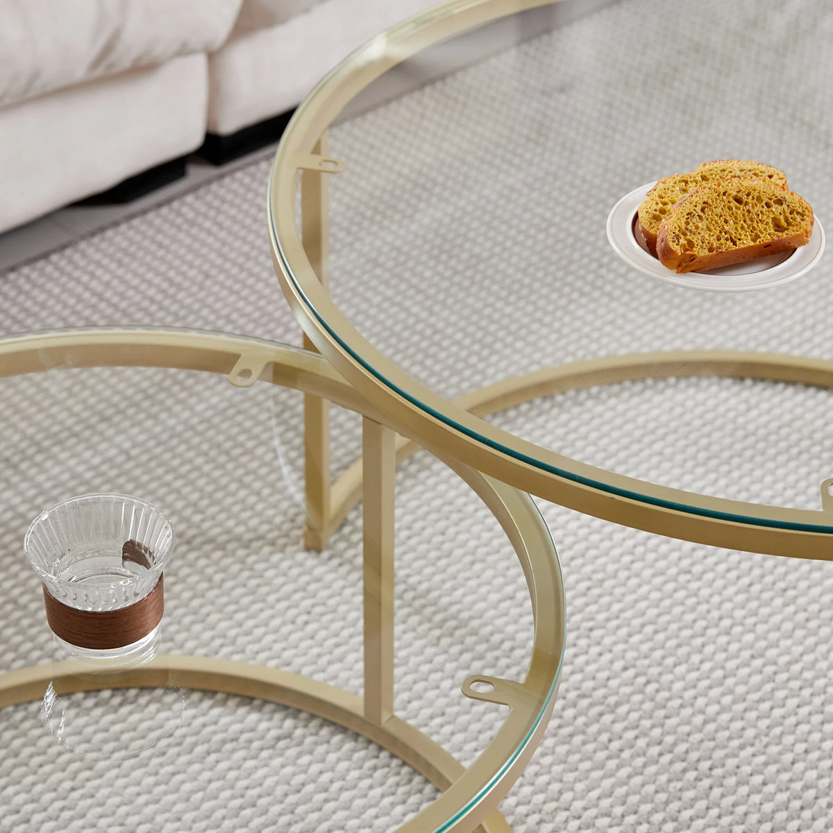 Soffbord Tvilling, glas