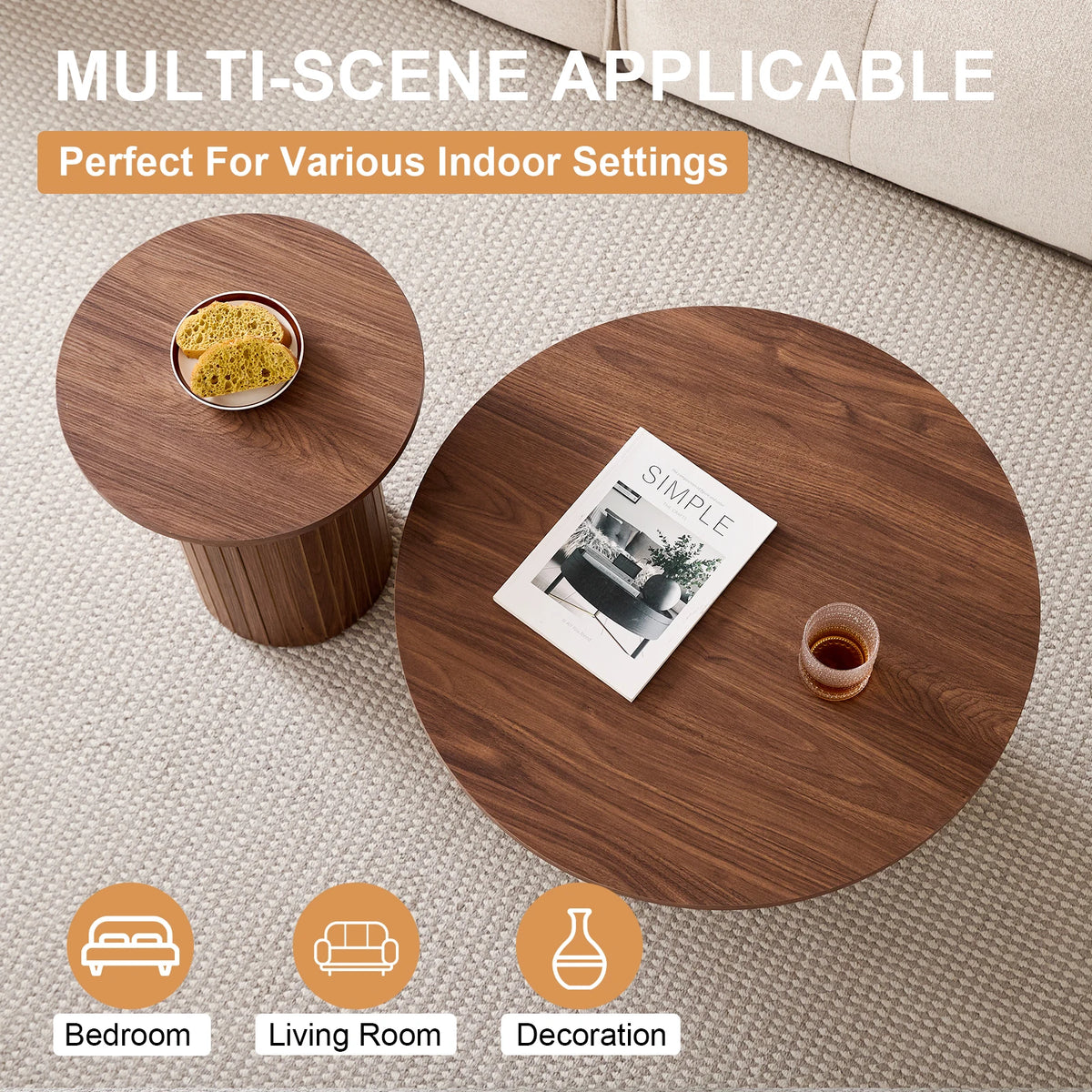 Soffbord Kotte, 2-pack