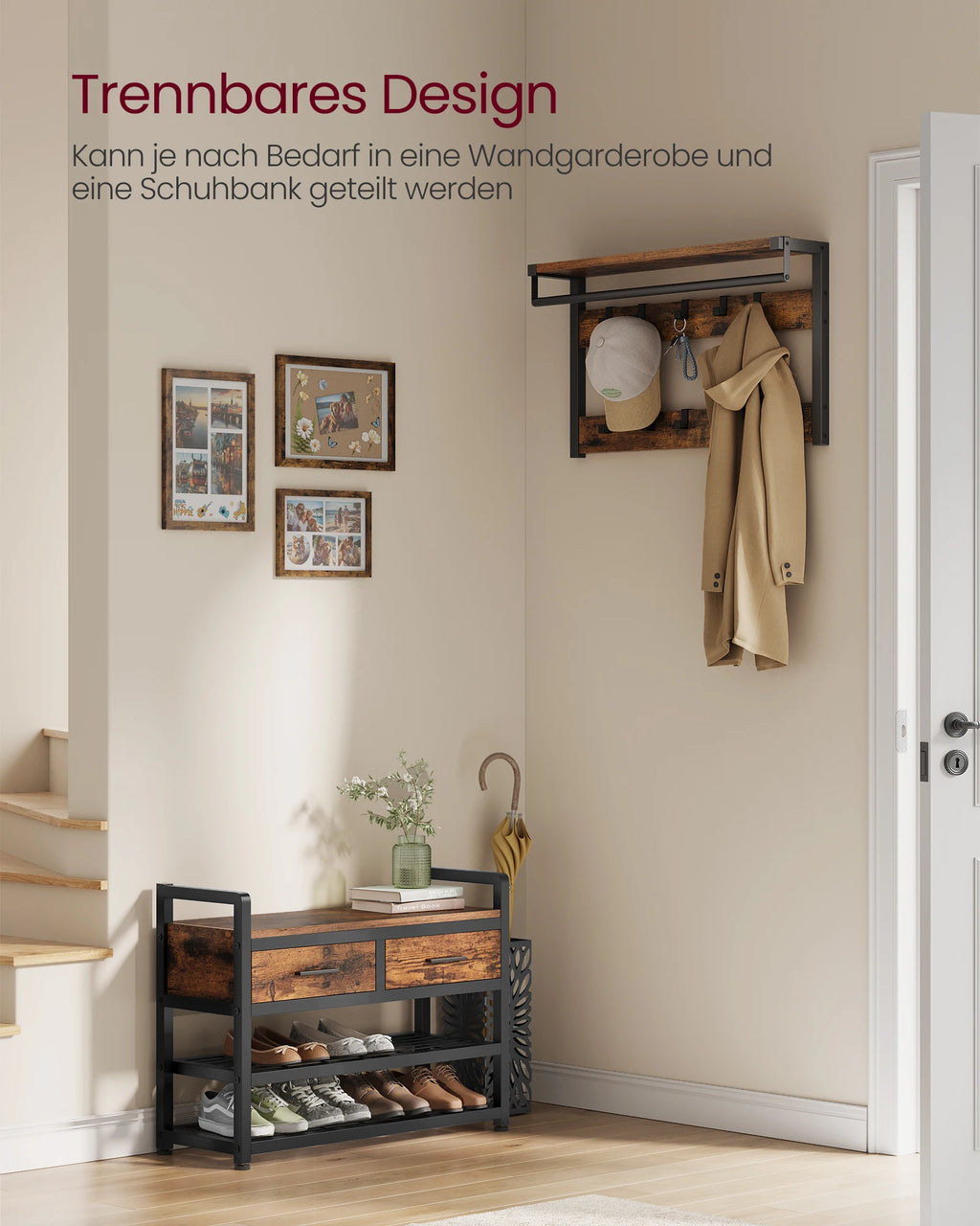 Hallmöbel Förstuga, med skobänk
