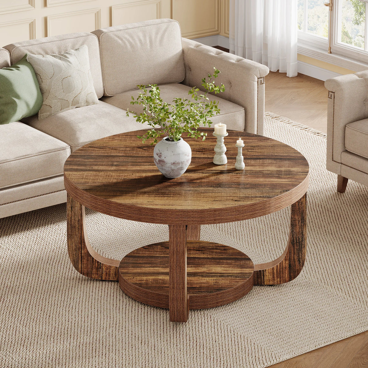 Soffbord Puck, ø 80 cm
