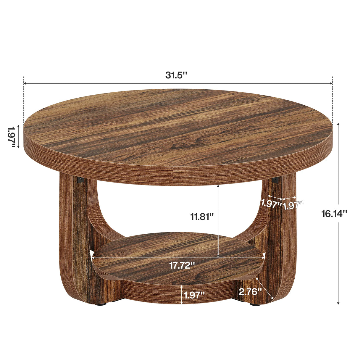 Soffbord Puck, ø 80 cm
