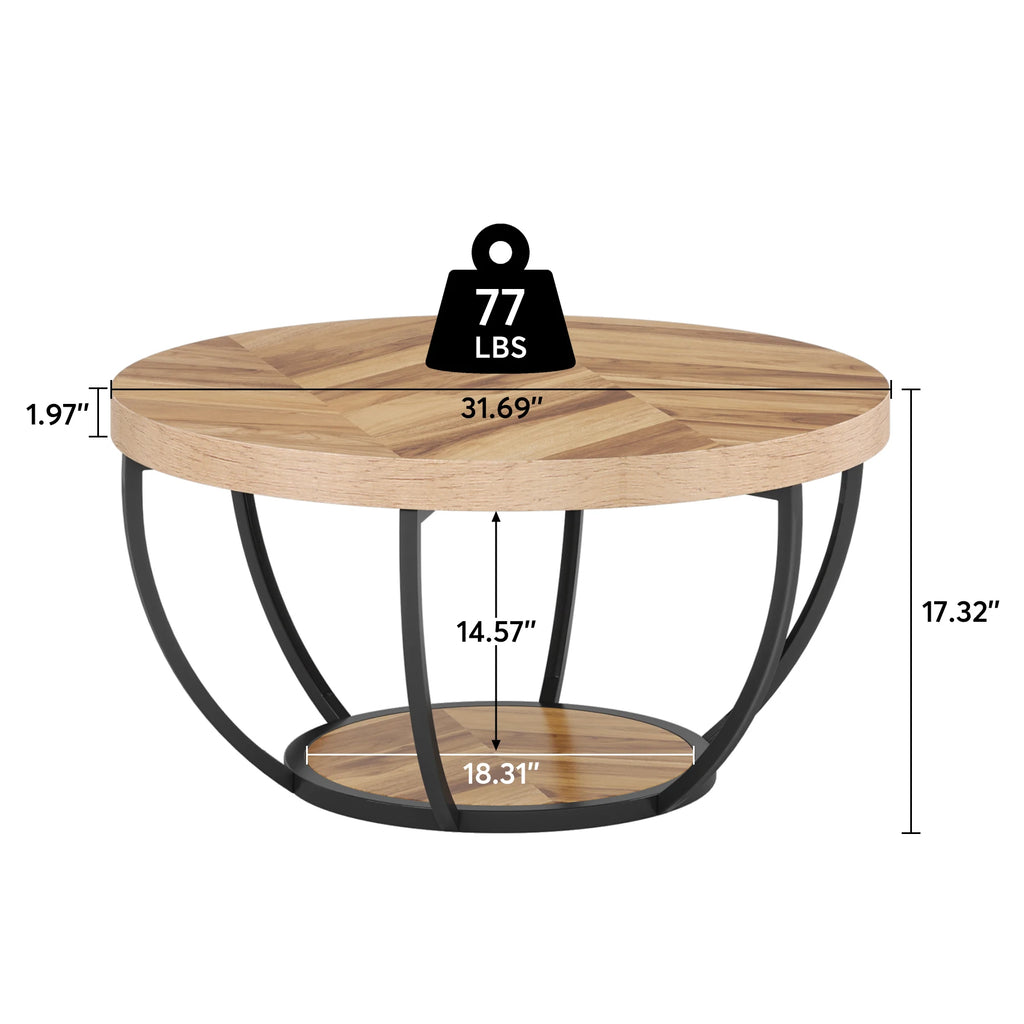 Soffbord Krans, ø 80 cm