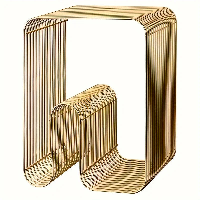 Sidobord Glans, metall