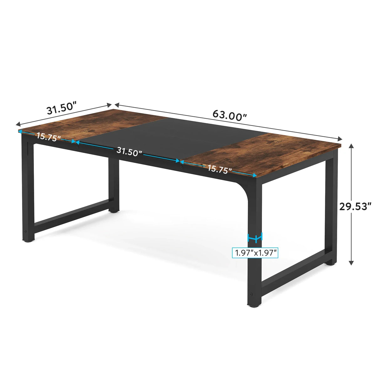 Skrivbord Fönster, 160 × 80 cm
