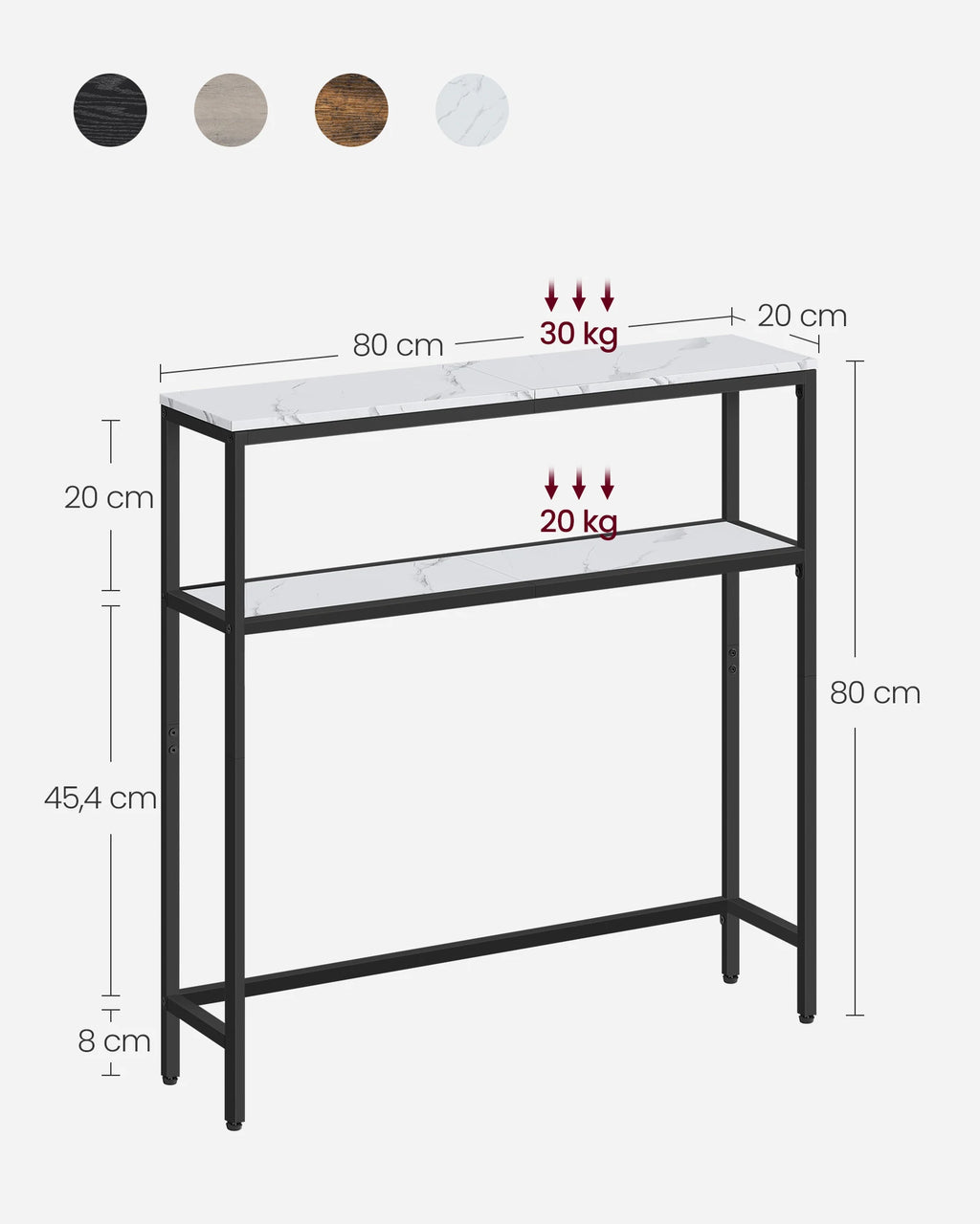 Konsolbord Sälg, 100 cm