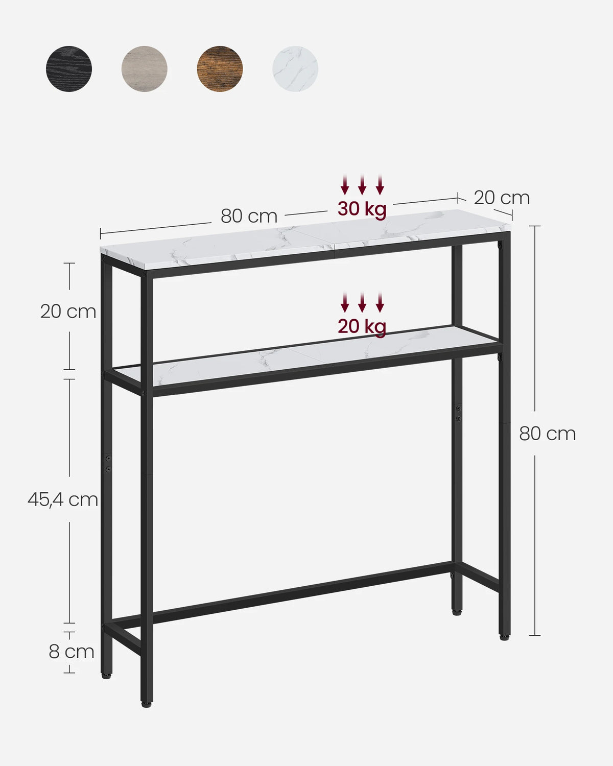 Konsolbord Sälg, 100 cm