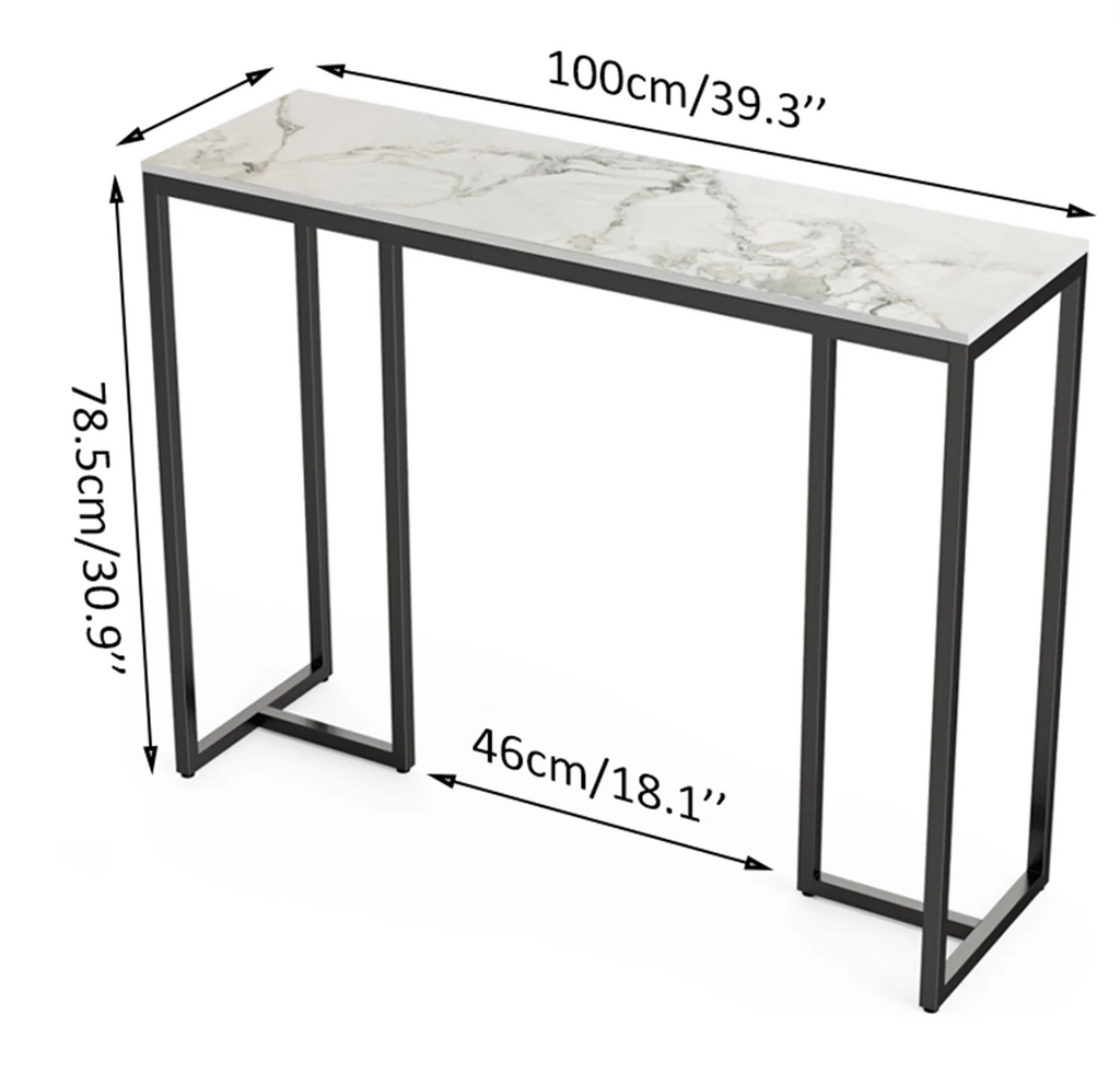 Konsolbord Ådring, marmorlook