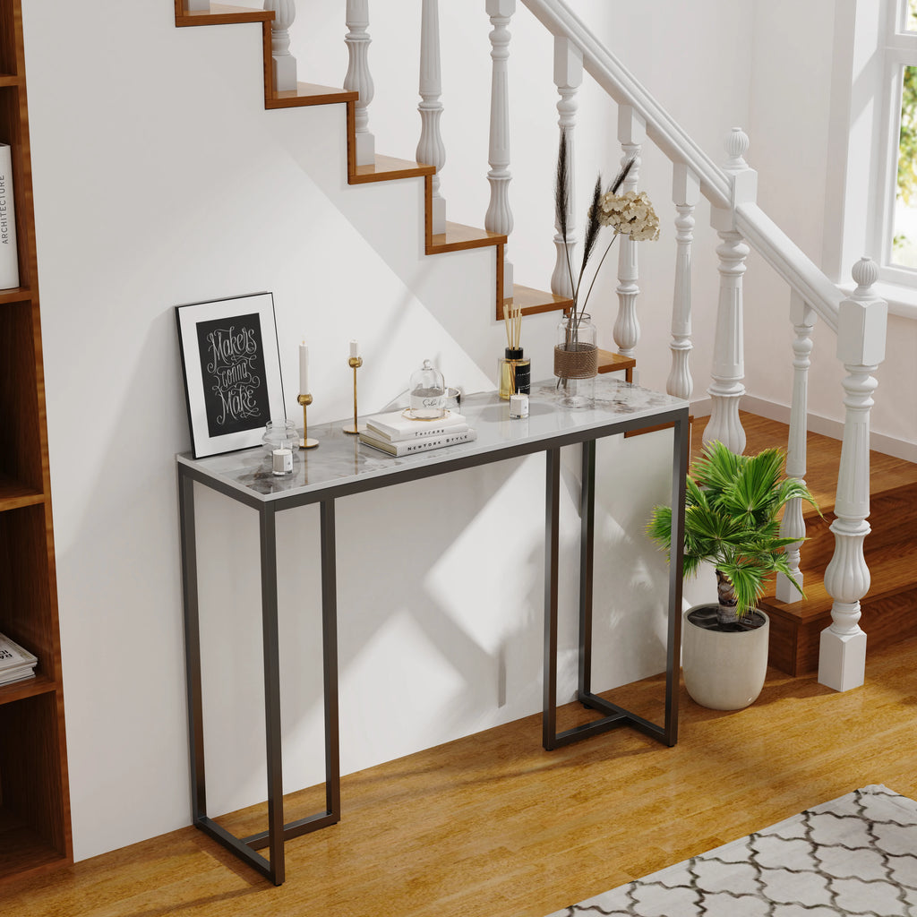 Konsolbord Ådring, marmorlook – bild 2