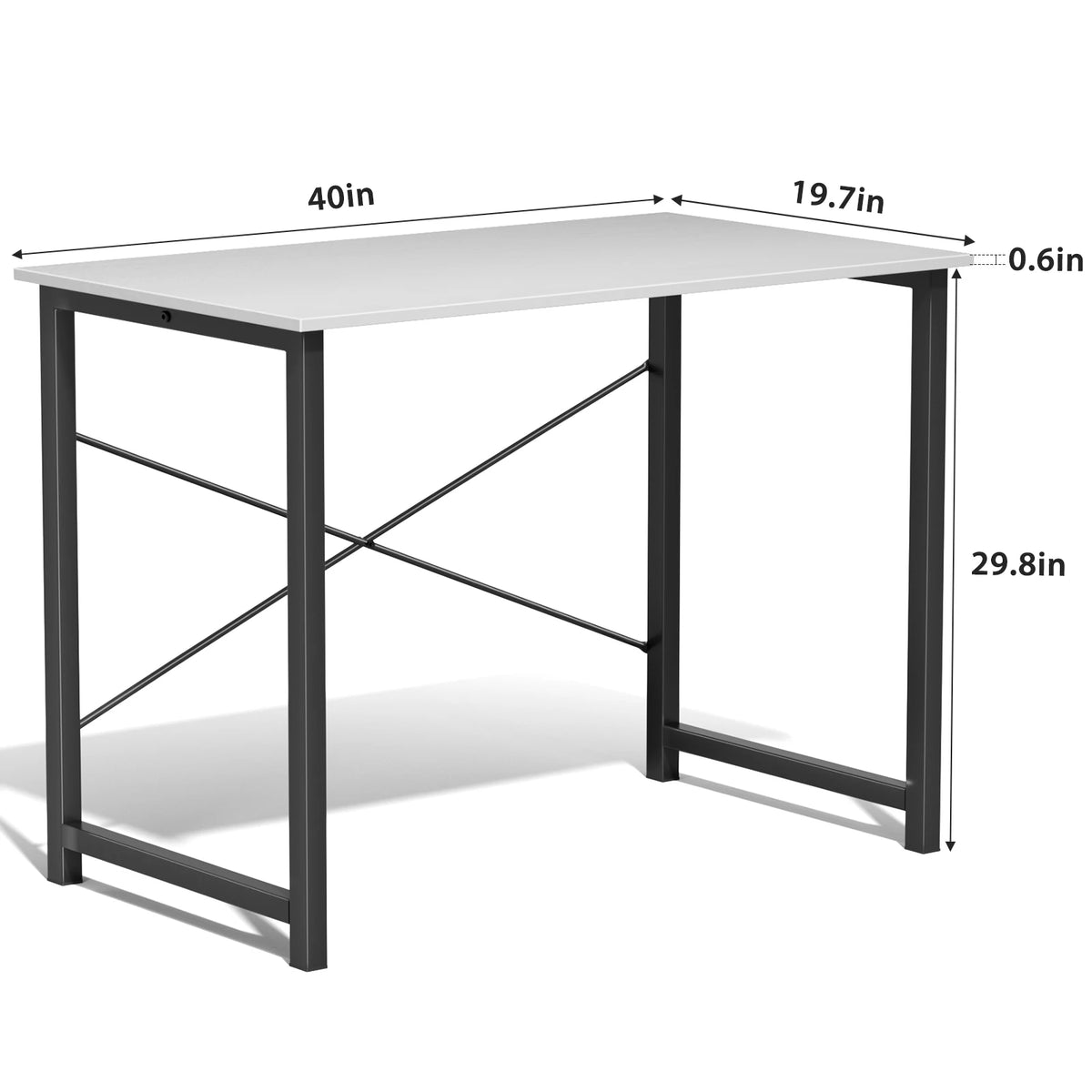 Skrivbord Ram, 80–160 cm