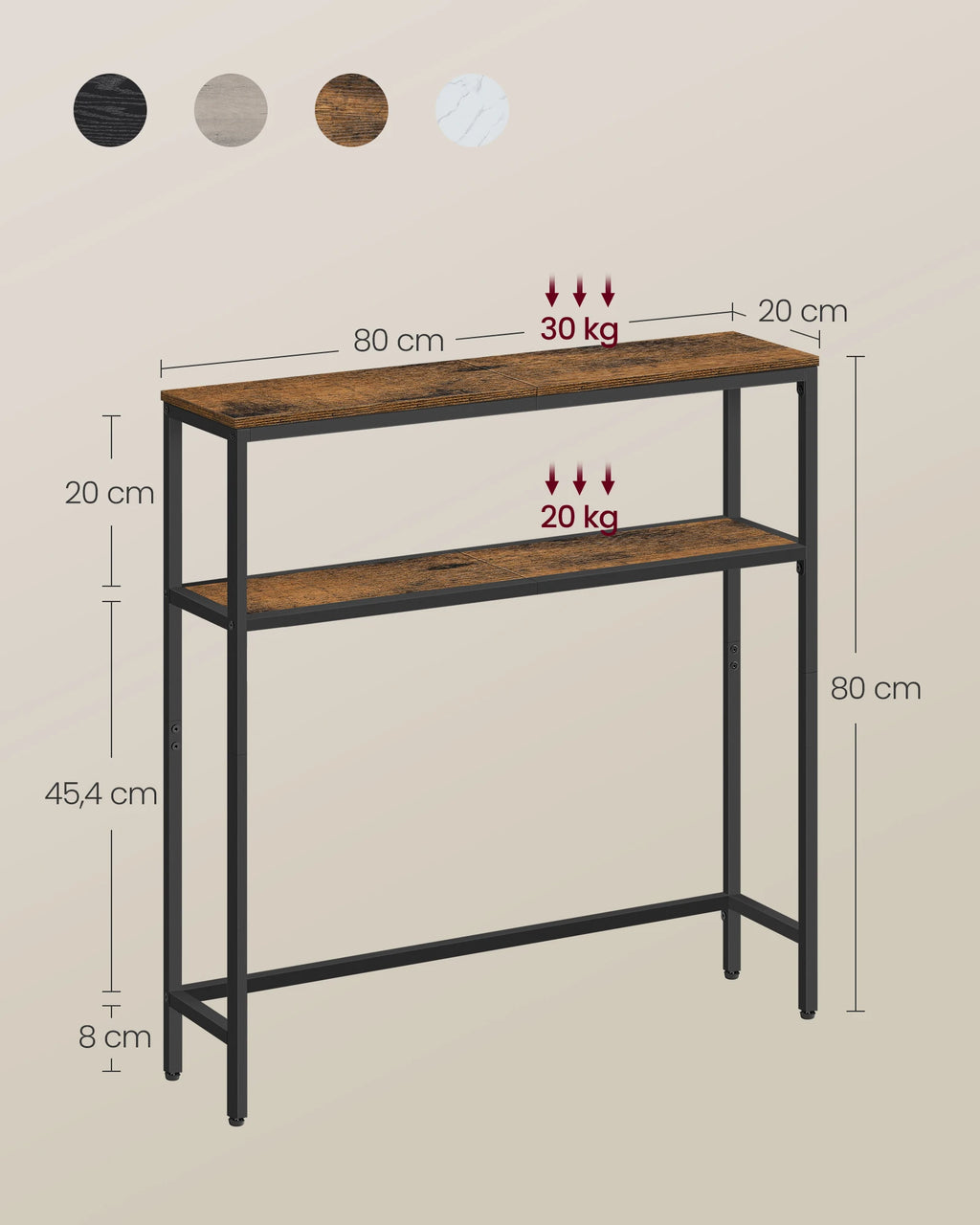 Konsolbord Sälg, 100 cm – bild 3