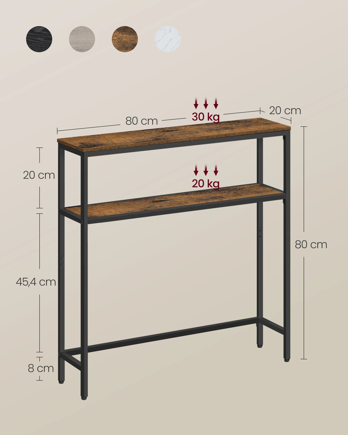 Konsolbord Sälg, 100 cm – bild 3