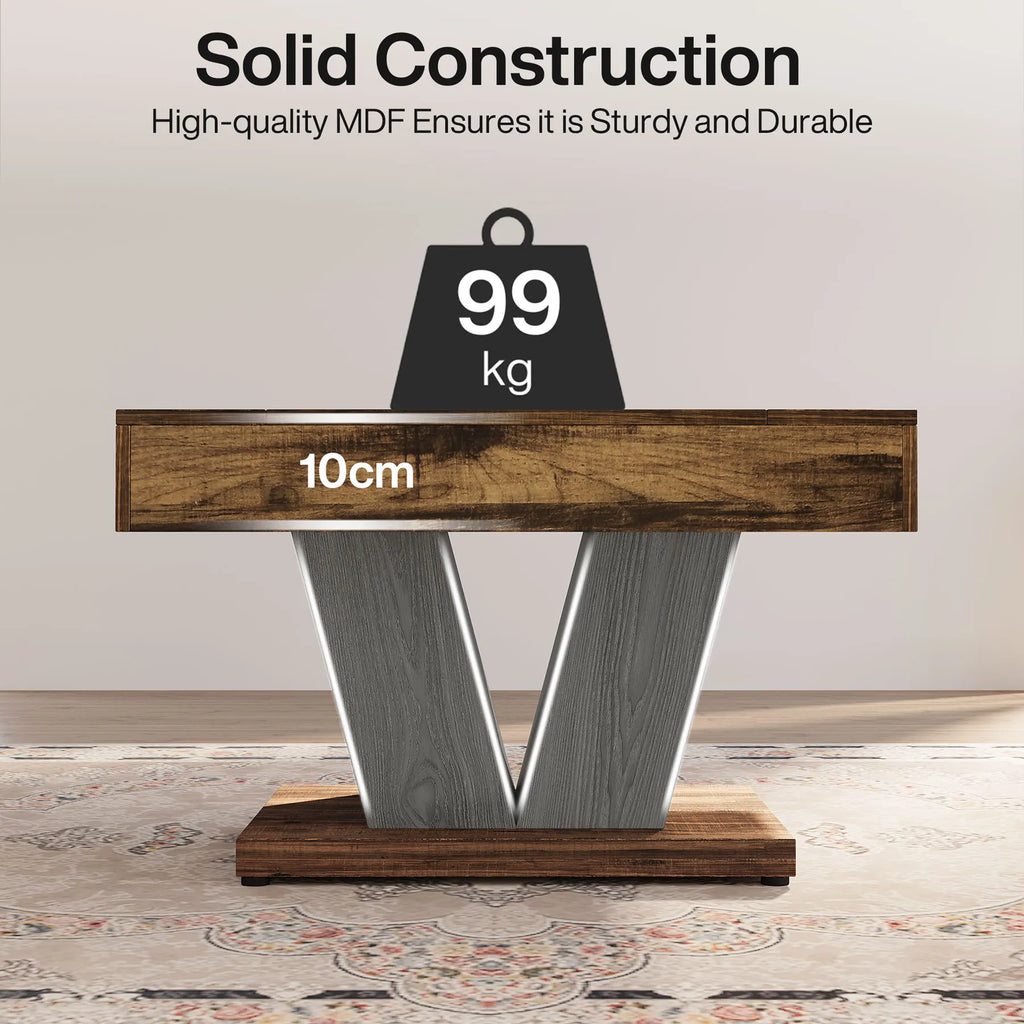 Soffbord Kors, 80 × 80 cm – bild 5