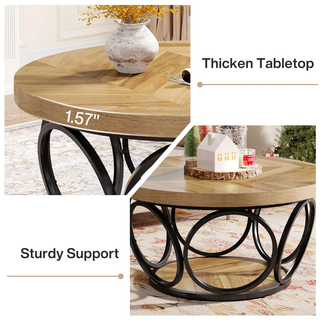 Soffbord Ring, ø 80 cm – bild 5